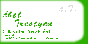 abel trestyen business card